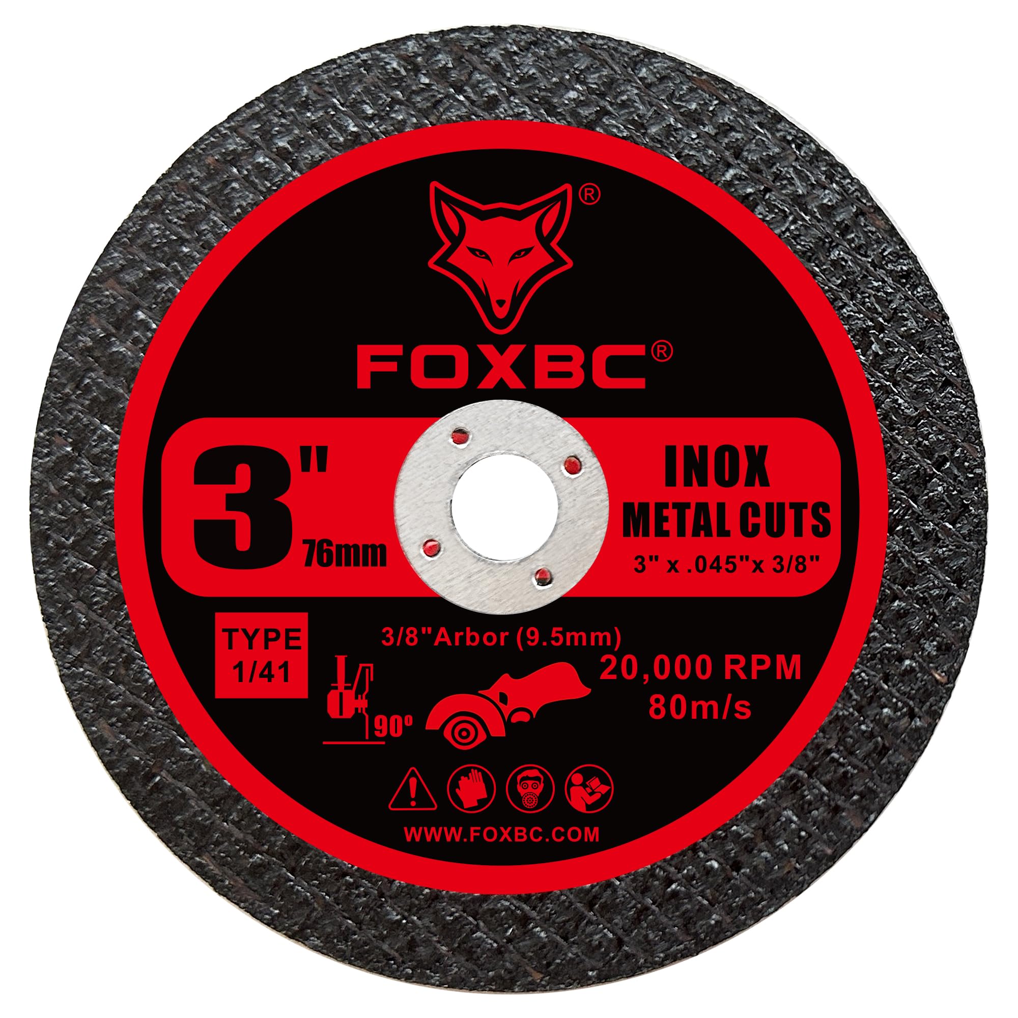 FOXBC Cut-Off Wheels - Metal & Stainless Steel -3 FOXBC Cut-Off Wheels - Metal & Stainless Steel -3
