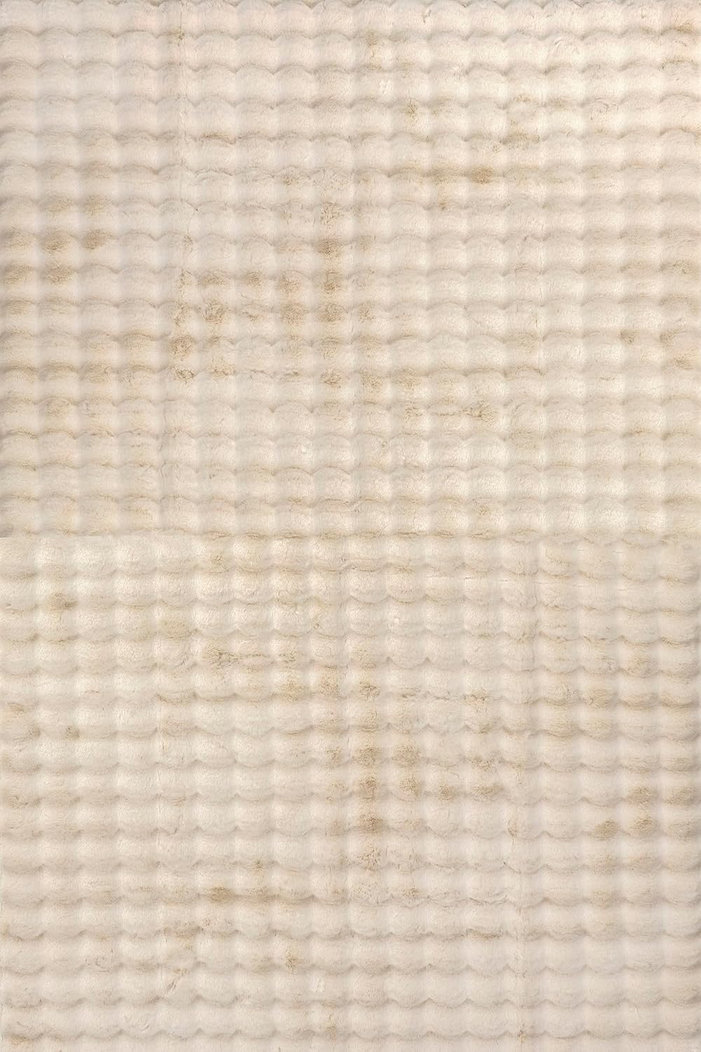 nuLOOM 7'6' x 9'6' Cozy Plush Area Rug, Machine Washable, Non-Slip, Soft Fluffy Shag Carpet for Living Room Bedroom Kids Room Nursery Home Decor, Jeni Beige