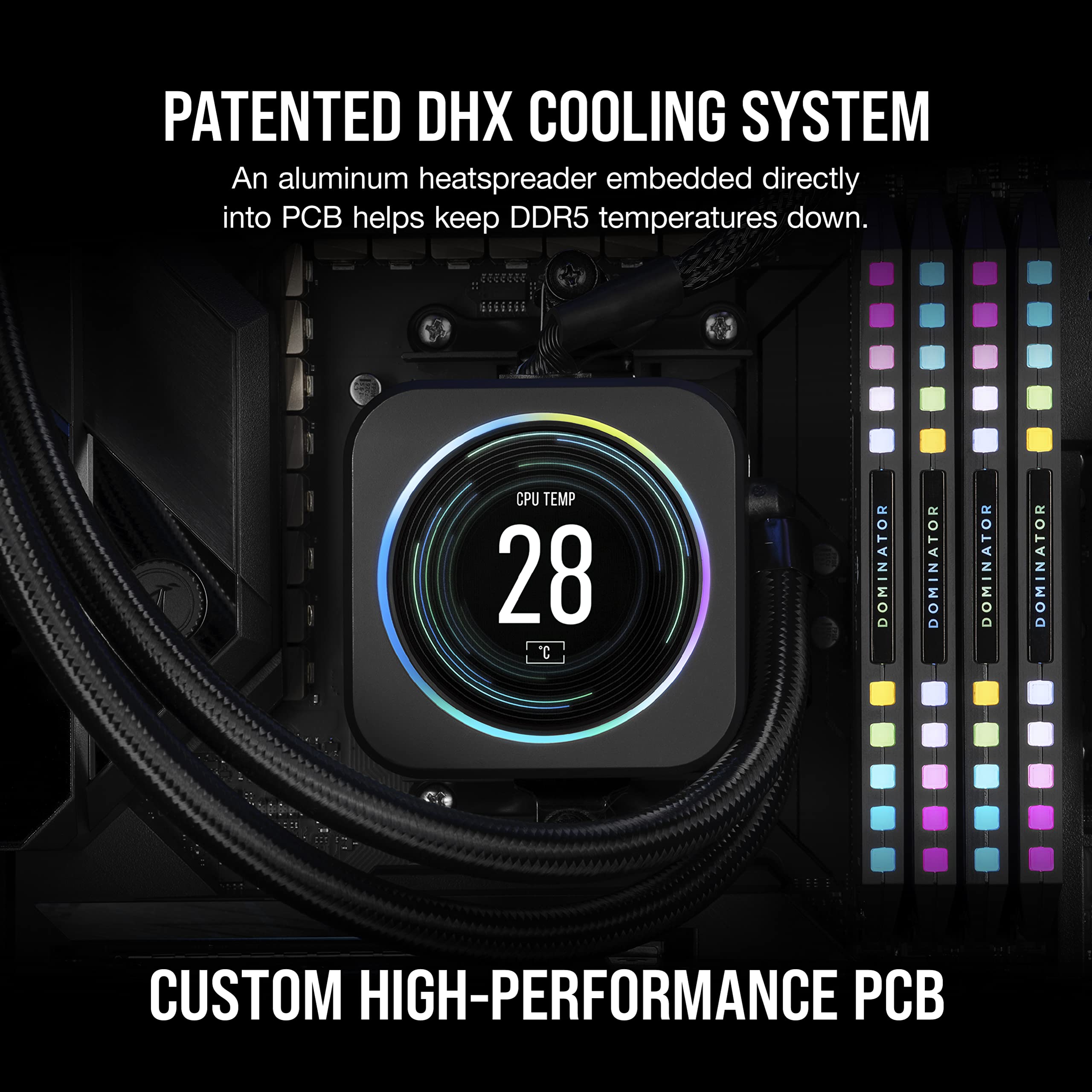 Amazon.com: CORSAIR DOMINATOR PLATINUM RGB DDR5 32GB (2x16GB