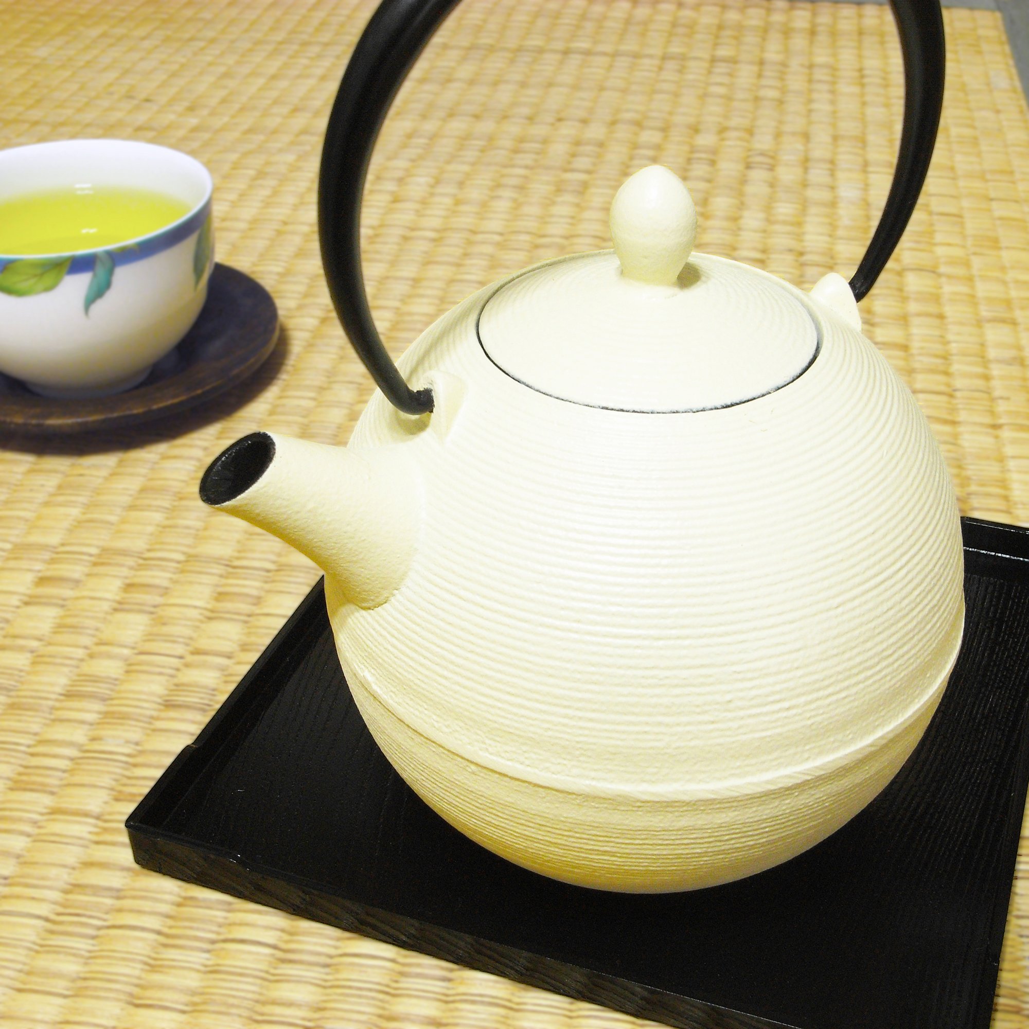 Amazon｜ワールドクリエイト 藍花 和食器 南部鉄器 日の丸 白 鉄急須