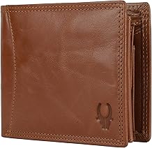 WildHorn Mens Leather Casual Wallet Free Size Tan