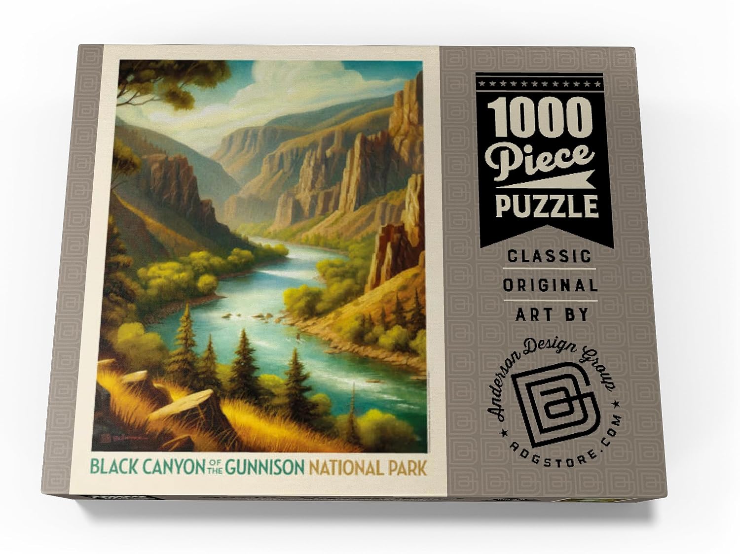 MyPuzzle Black Canyon of The Gunnison National Park: Summer Splendor - Premium 1000 Piece Jigsaw Puzzle for Adults