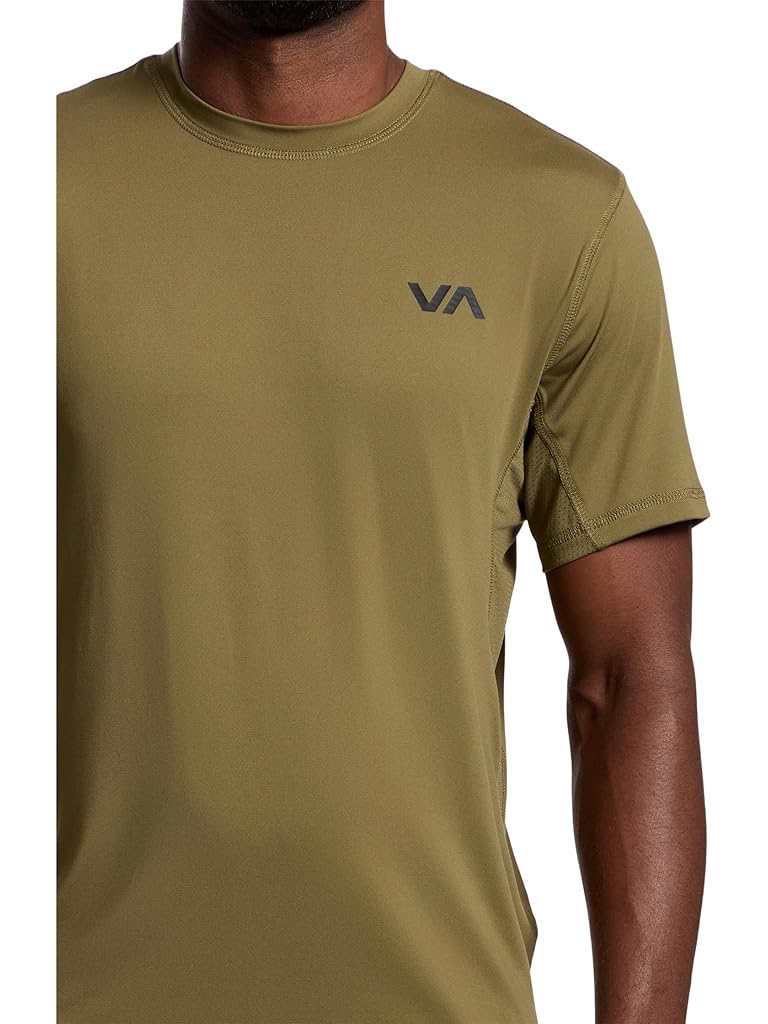 Olive RVCA Sport Vent Short Sleeve