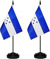 Vista 42 de Juego de banderas de escritorio de Colombia, paquete de 2 banderas de mesa colombianas, mini bandera de escritorio pequeña con poste negro sólido