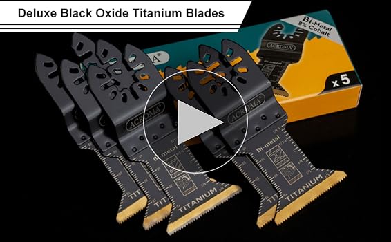 Acroma 5-Piece M42 Bi-Metal Oscillating Multitool Blades – 8