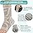 INDEEMAX Copper Infused Ankle Brace for Sprained Ankle, Ankle Compression Sleeve Ankle Support for Women & Men, Achilles Tendonitis Brace, Skin Silver, S