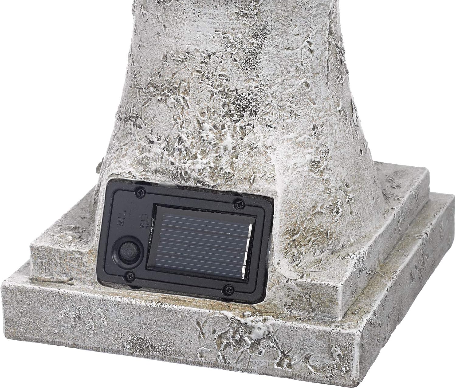 Joseph's Studio by Roman, 21" Solar Angel with Small Bird Feeder Garden Statue, Religious Outdoor Decor