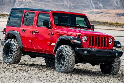 Miniatura 3 de TeraFlex JLU 4-Door: Kit de elevación de base de muelles helicoidales de 2.5"