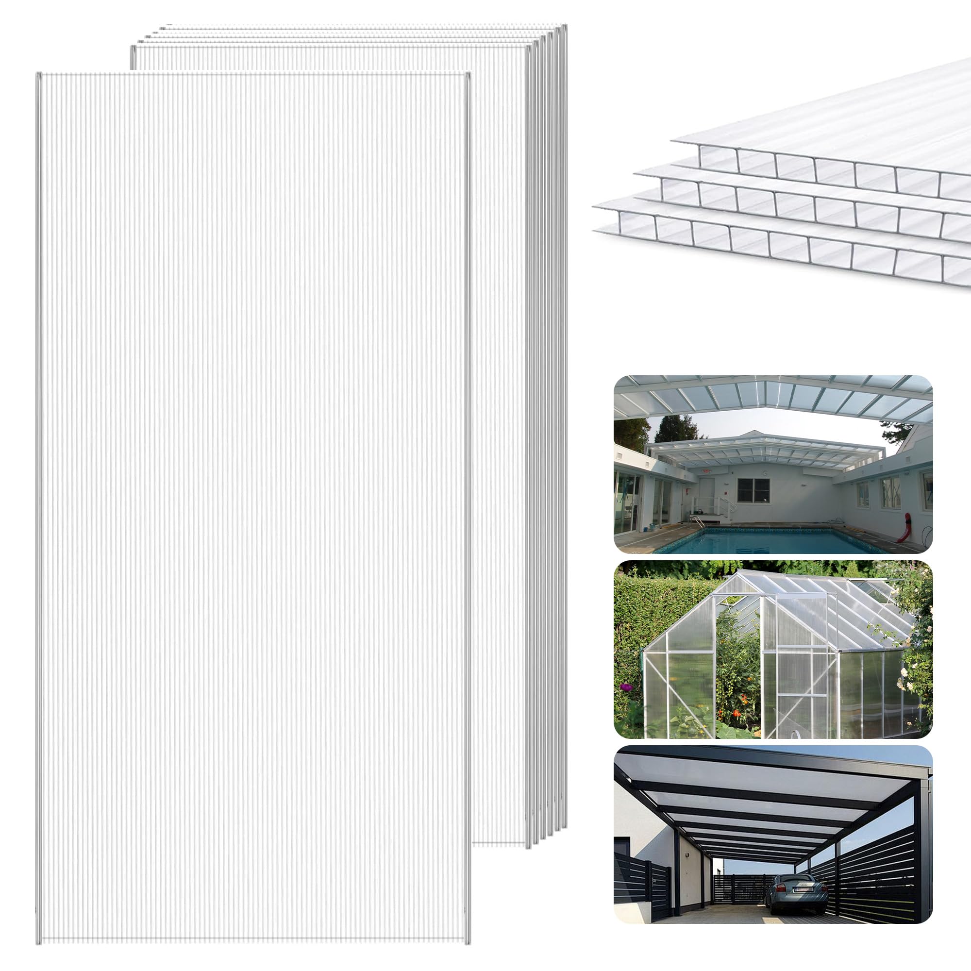 VOYAR 6-Pack Polycarbonate Panels
