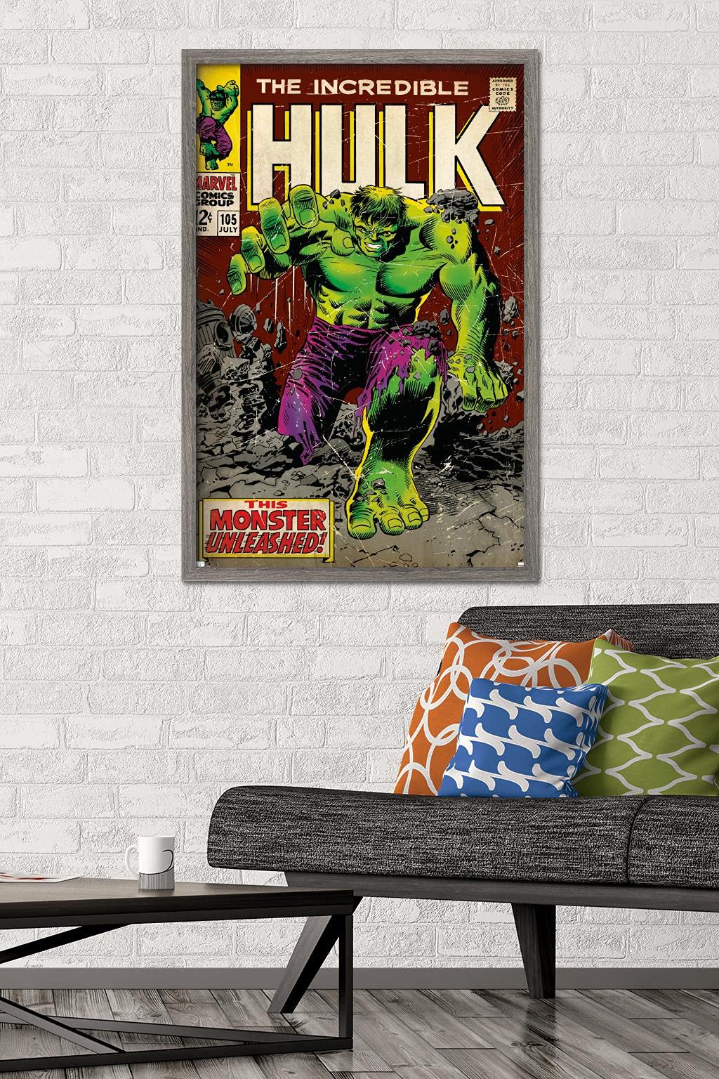 Amazon.com: Marvel Comics Hulk - Incredible Hulk #105 Wall Poster