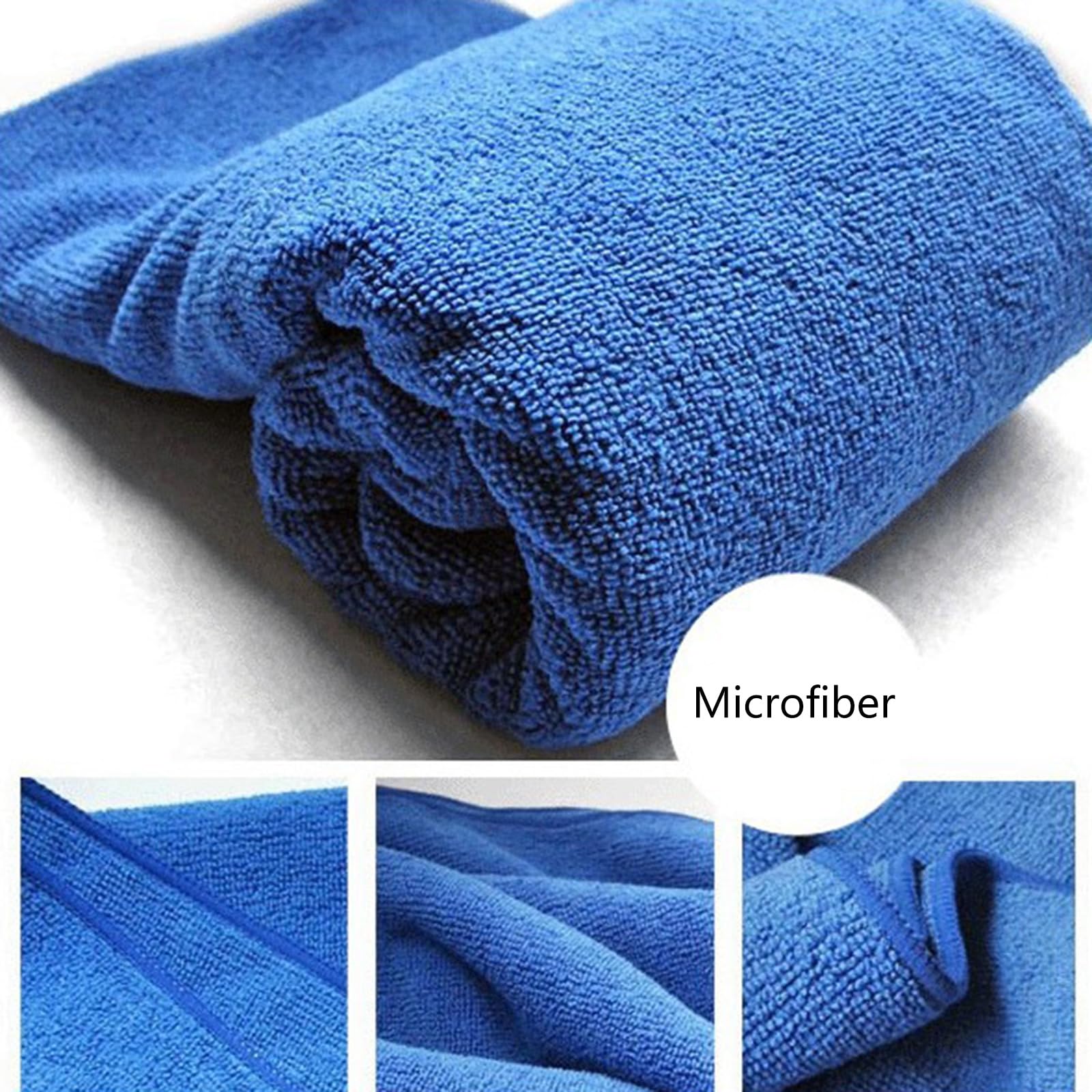 TEAWOO Mikrofaser-Reinigungstücher, 50 Stück, 30,5 X 30,5 Cm – Saugstark & Wiederverwendbar Für Auto & Haushalt