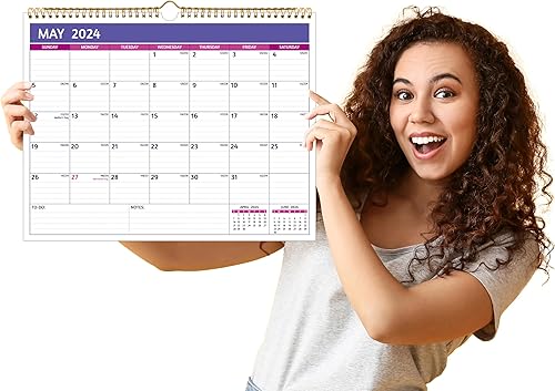 Miniatura 8 de Calendario de pared 2024-2025  Calendario mensual de 18 meses 2024-2025 pared, enero 2024  junio 2025, 14.57 x 11.42 pulgadas, calendario 2024 con