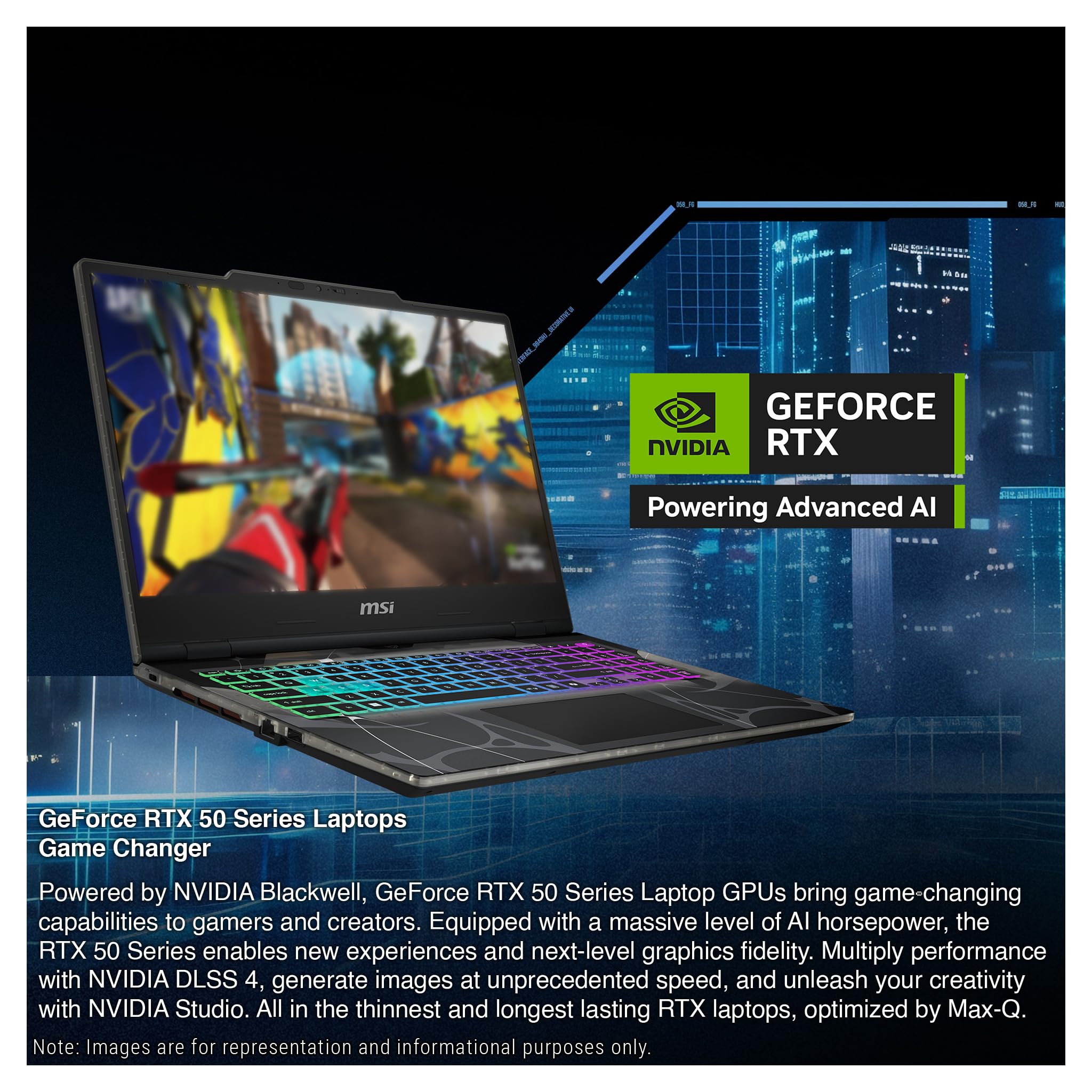 Amazon.com: msi Cyborg 15 Gaming Laptop, Intel 7-240H, 64 GB DDR5