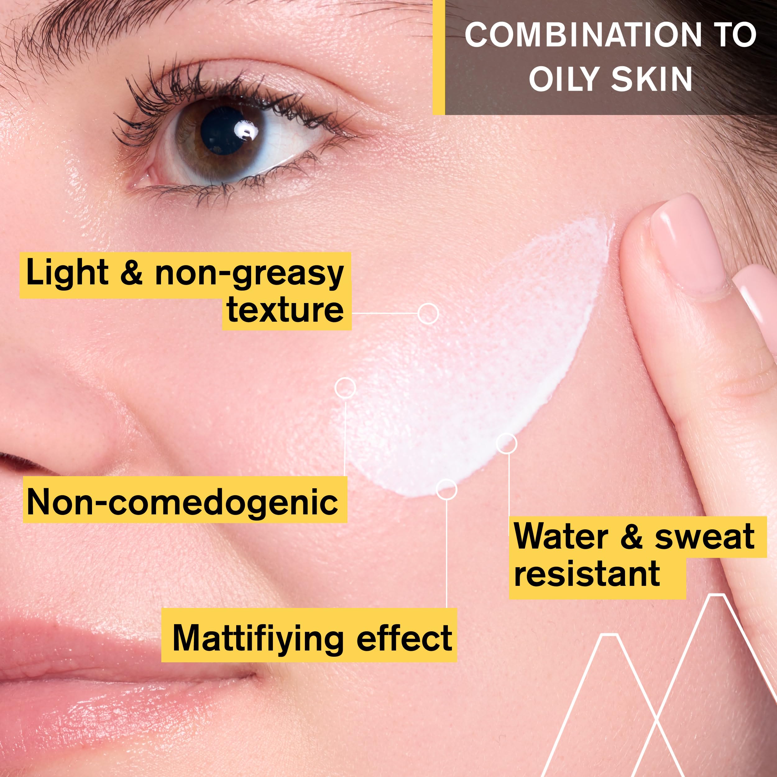 Uriage Bariésun Eau Thermale Matifying Fluid SPF50+ 50ml, Hydrating Matifying Skin Protection, Combination to Oily Skin - Image 2