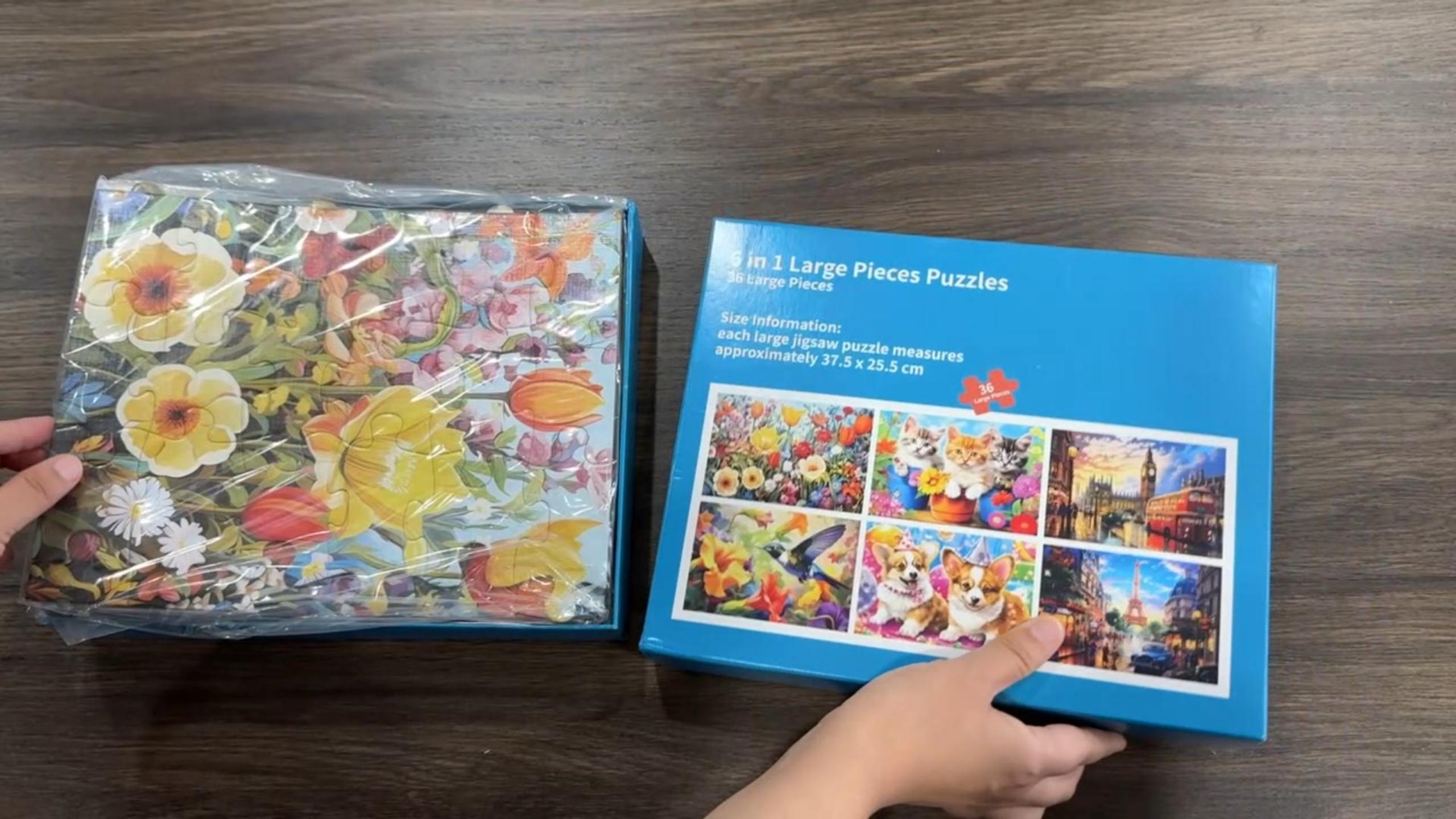 Amazon.com: 6 Packs 36 Pieces Large Puzzles for Seniors,Dementia
