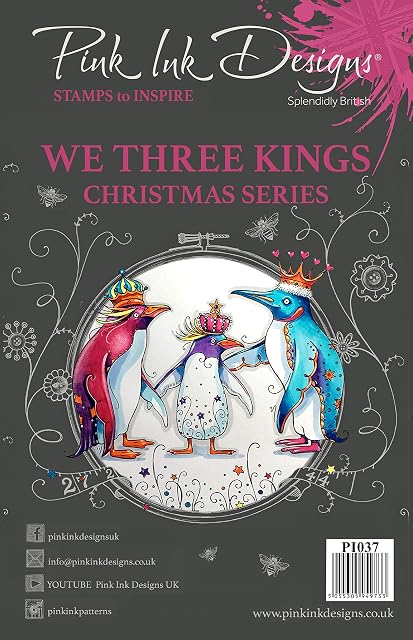 Pink Ink Designs Clear Stamp-We Three Kings, A5
