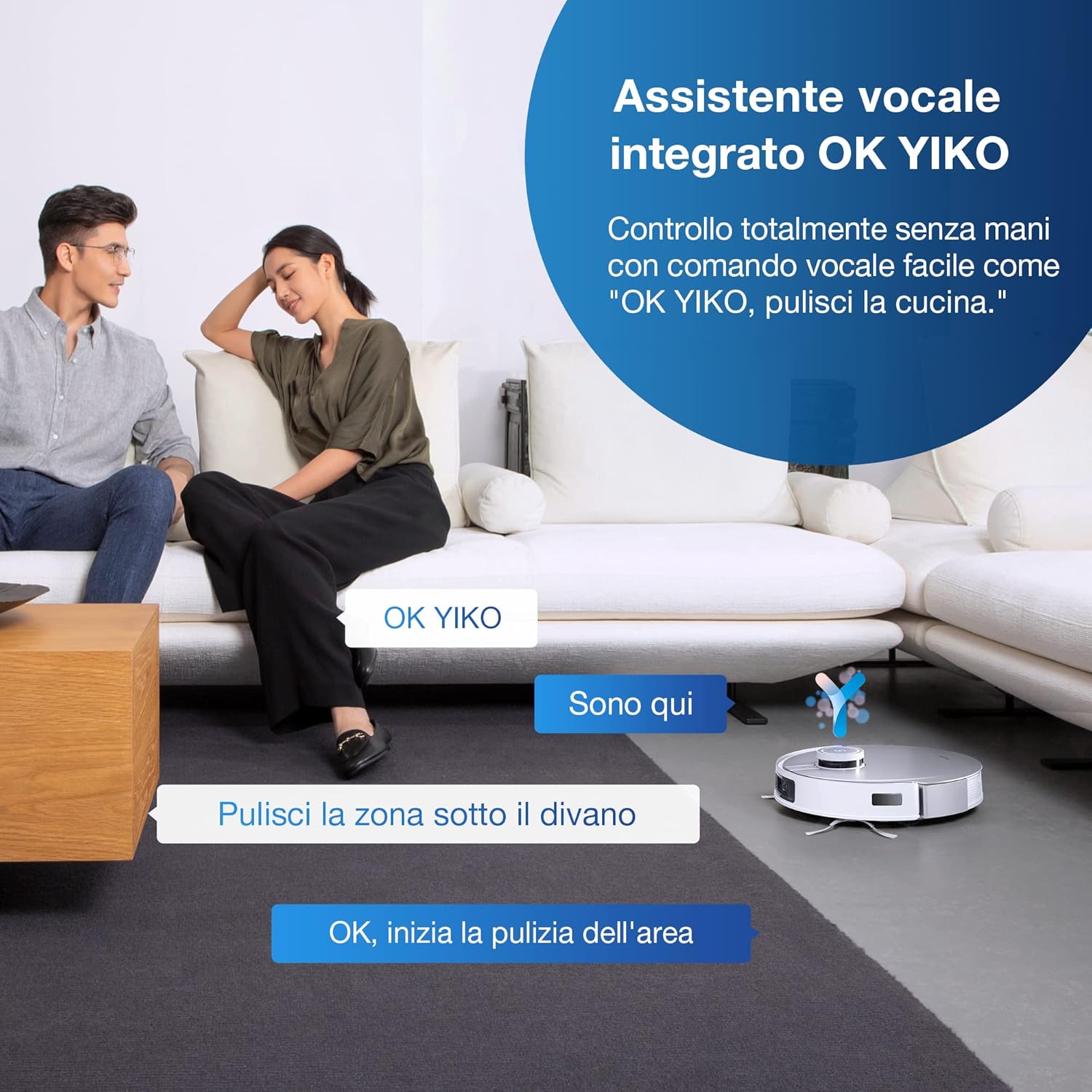 ECOVACS DEEBOT X1 Omni Robot Aspirapolvere, Lavaggio Automatico del Panno/Asciugatura Ad Aria Calda/Riempimento Acqua/Svuotamento Automatico, 260 Minuti, 360 mq, Mappe 3D, videochiamata ECOVACS DEEBOT X1 Omni Robot Aspirapolvere, Lavaggio Automatico del Panno/Asciugatura Ad Aria Calda/Riempimento Acqua/Svuotamento Automatico, 260 Minuti, 360 mq, Mappe 3D, videochiamata