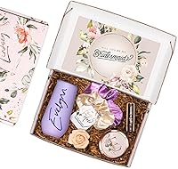 Vista 108 de Sincerely, Me Personalized Bridesmaid Proposal Gift Set with White and Rose Gold Gifts in Bridesmaid Box (PB1)
