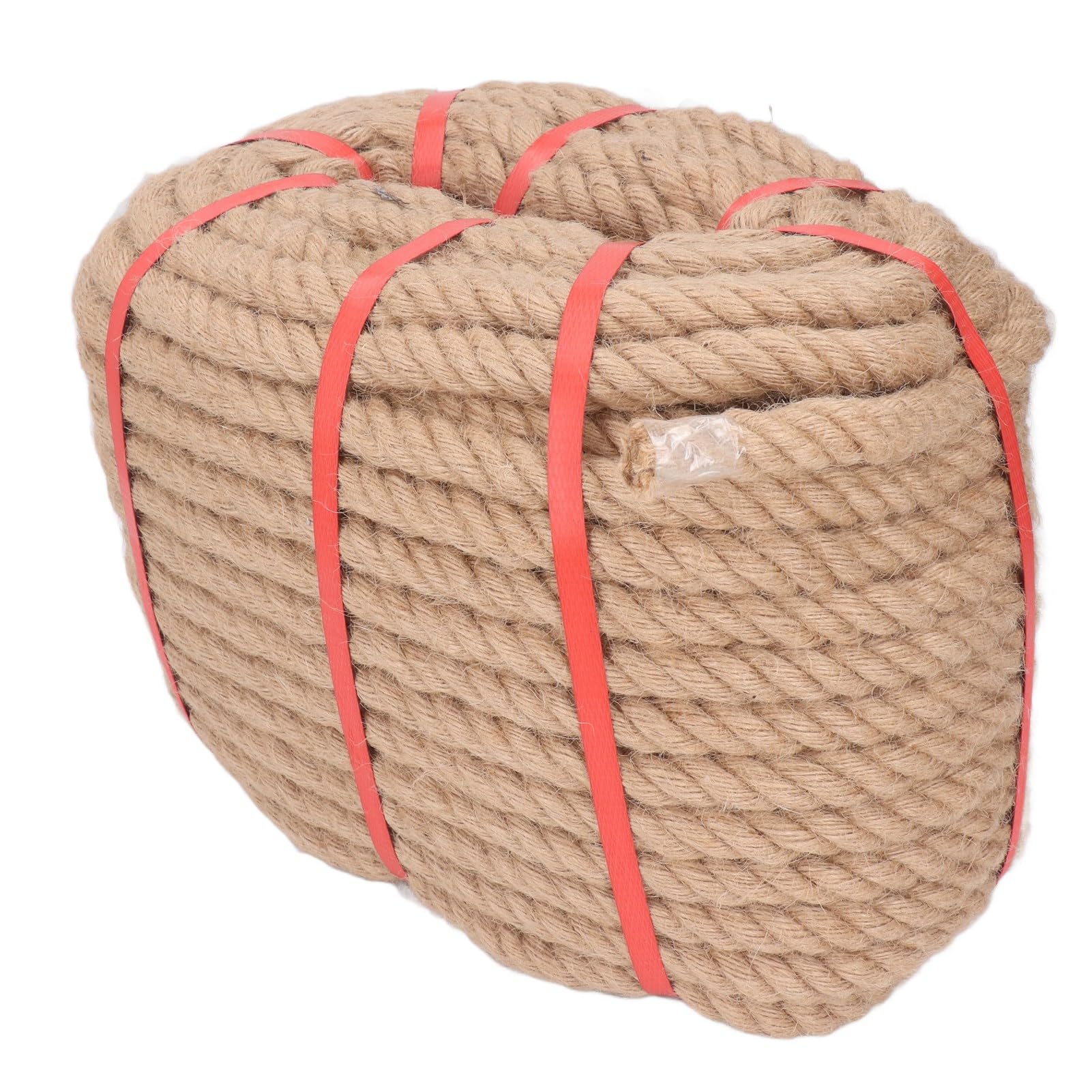 Fafeicy Sznurek Jutowy Włókno Jutowe Szpagat Jutowy 50m X 20mm do