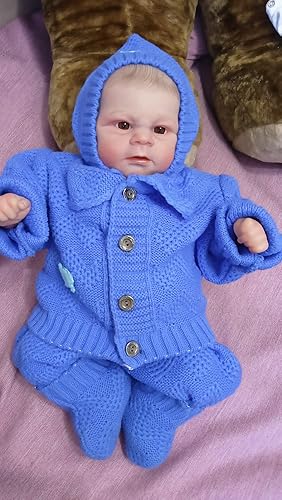 Miniatura 4 de Muñecas realistas de bebé recién nacido de 18 pulgadas, muñecas realistas de bebé recién nacido, de silicona suave, los mejores juguetes para niñas