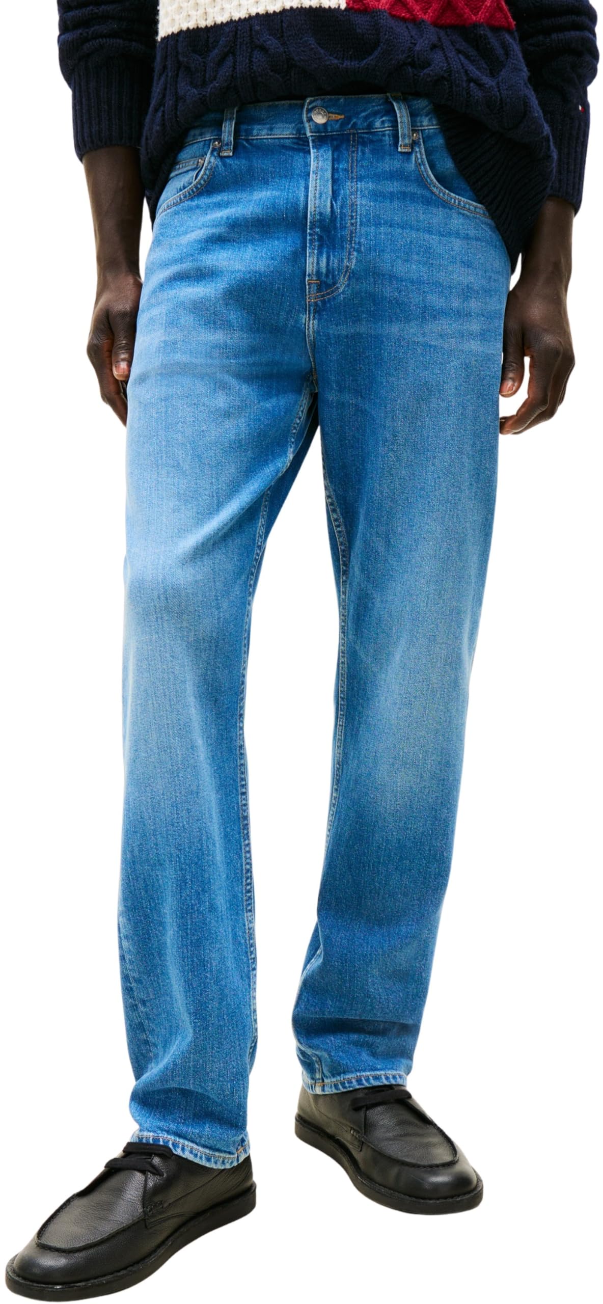 Tommy Hilfiger Men Regular Mercer ST WHILY Blue MW0MW41886 Other Jeans, Denim, 36W / 32L