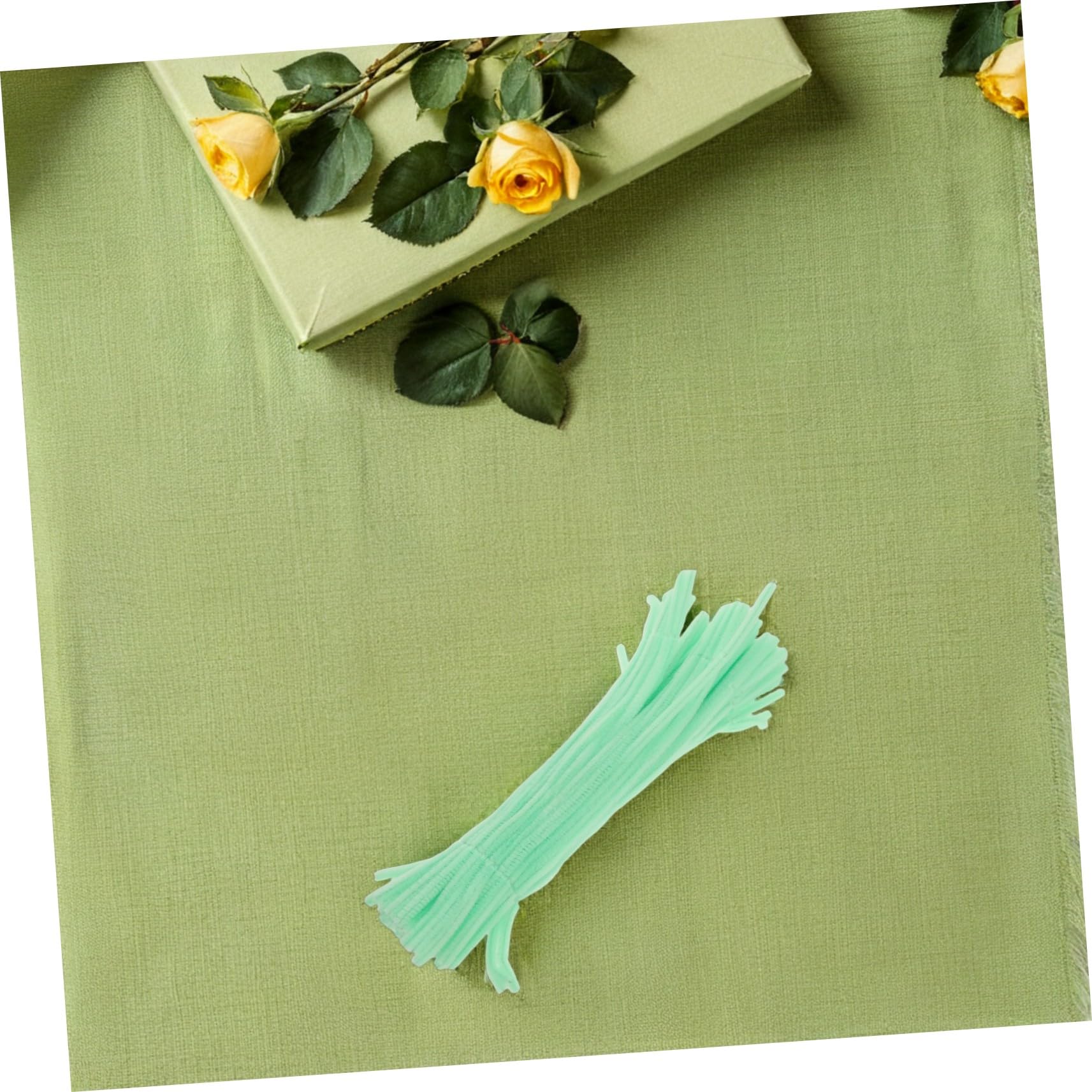 UPKOCH 600pezzi Scovolini in Ciniglia Scovolini per Fiori Bouquet Artigianali Fai da Te Natalizi Decorazioni Materiali Creativi