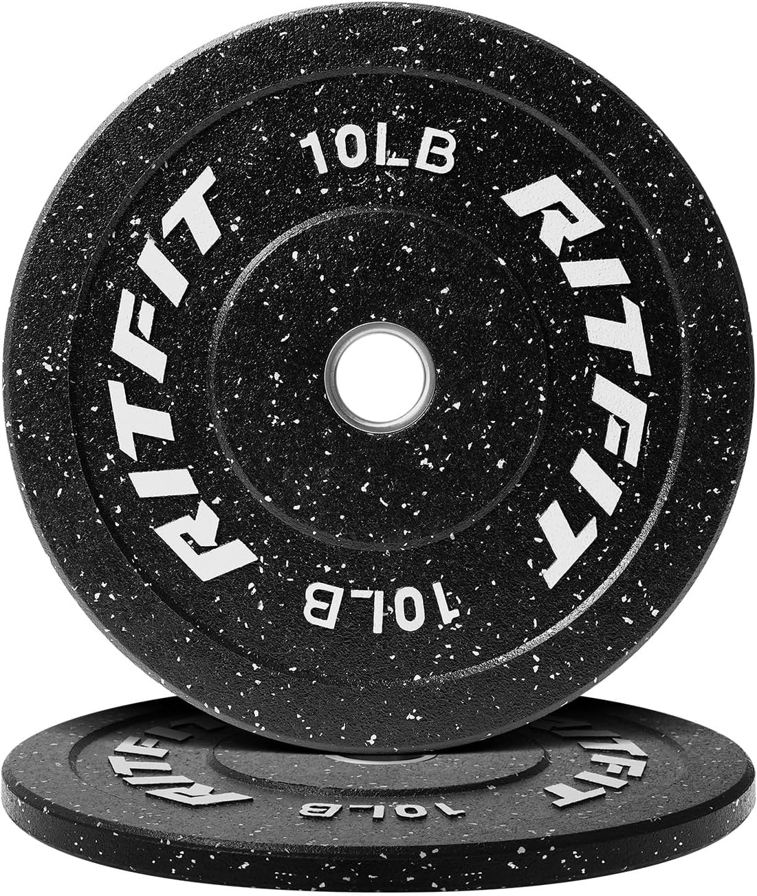 RitFit Bumper Plates, Colored Fleck-Rubber Weight Barbados Ubuy