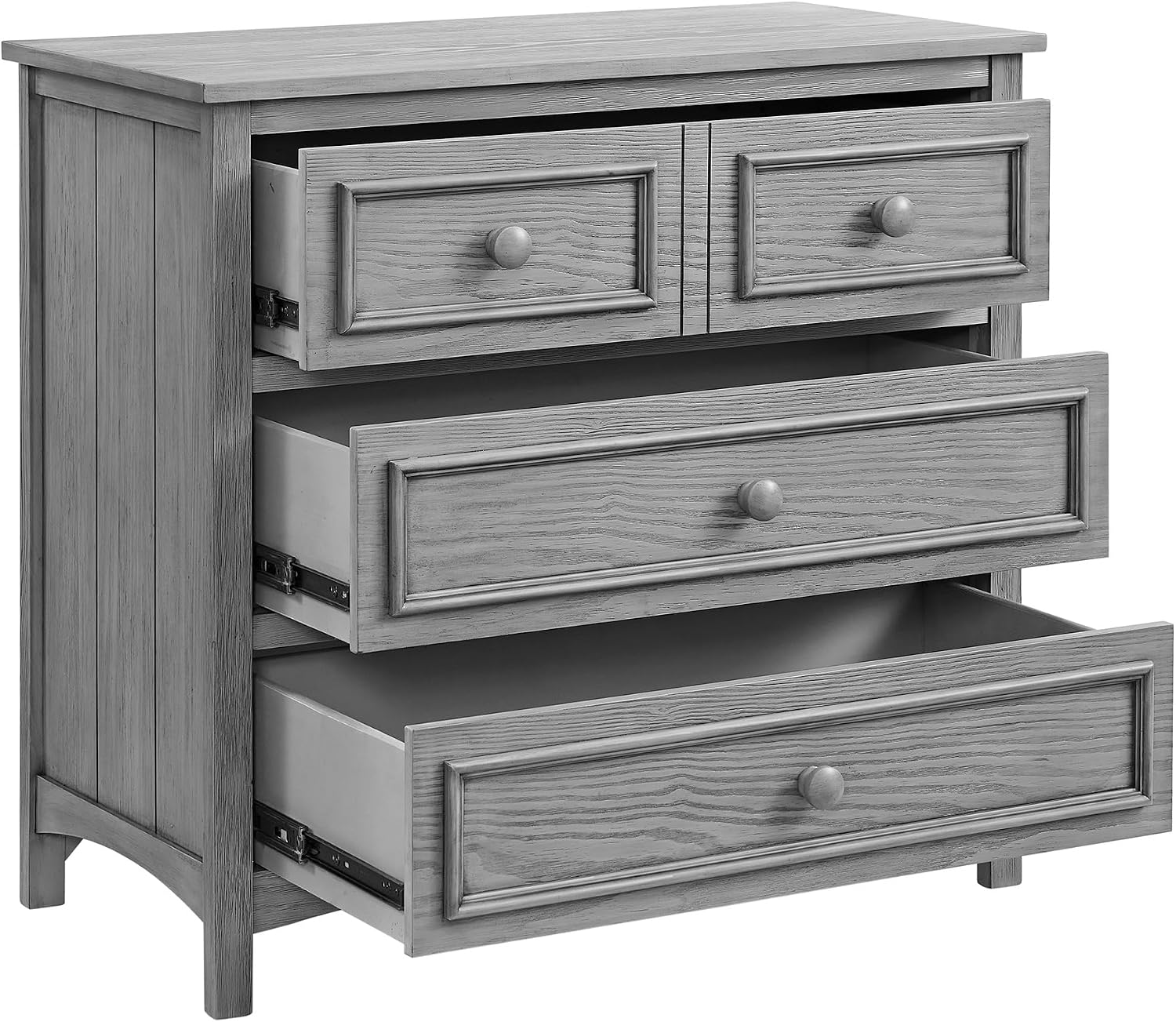 Oxford Baby Bennett 3-Drawer Dresser, Rustic Gray