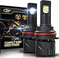 Vista 10 de Cougar Motor - Bombillas H4, 9003 luces antiniebla 6500K blancas sin polaridad para uso en carretera o todoterreno, enchufe y uso - Paquete de 2