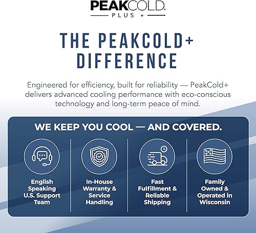 Vista 72 de PEAKCOLD+ 2-Door Upright Display Refrigerator - 25.7 Cubic Ft Energy Efficient Black Merchandiser Refrigerator With Glass Doors, White Interior &