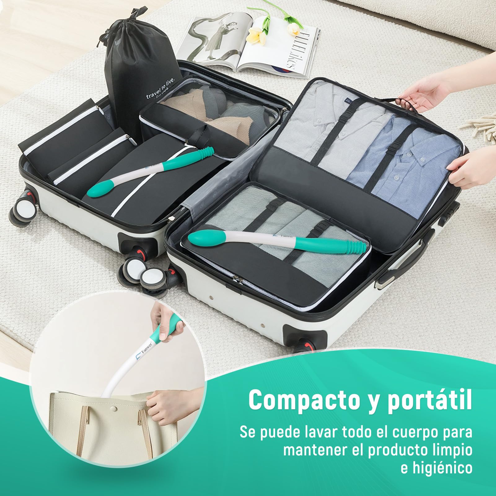 2PCS Herramientas para el Inodoro Bottom Wiper, Self Wipe Aid Helper, Ayudas para el Inodoro Herramientas para Limpiar, Papel higiénico Agarre de Tejido Easy Wipe - Ayuda para discapacitados