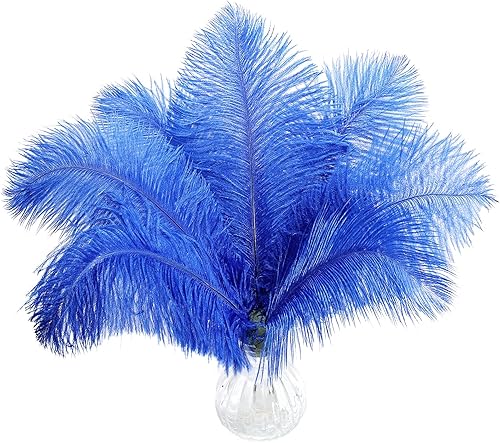 10 plumas de avestruz rojo vino natural de 16-18 pulgadas 15.7-17.7 in para centros de mesa de fiesta de boda, decoración del hogar de Pascua