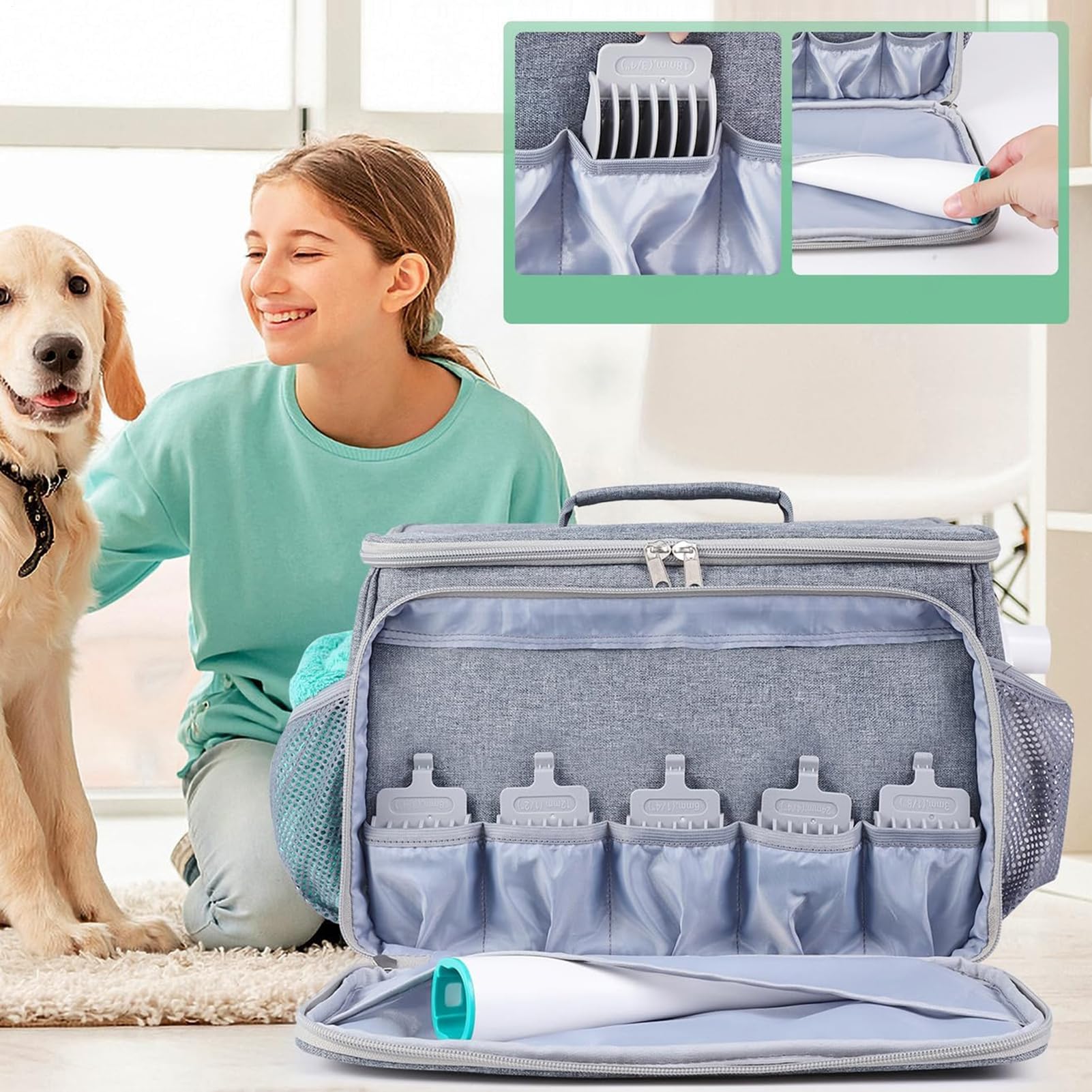 de Aspirador de Aseo de Perros - de Corte de de Mascotas, Brazo de preparación con succión | Ayuda de Recorte de Manos Libres para Perros, Ajustable para cortaúñas, soport