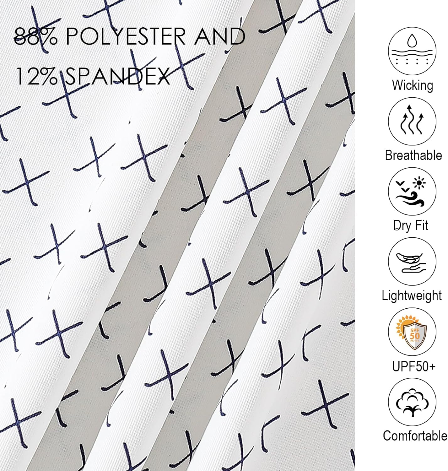 Women's Golf Shirts Long Sleeve V Neck UPF50+ Quick Dry Collared Workout Tops Casual Tennis Polo Shirts for Women - Image 4