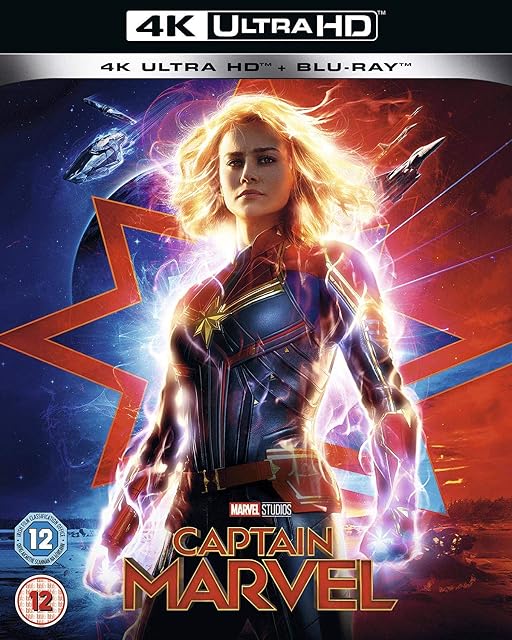 Marvel Studios Captain Marvel [Blu-ray 4k Ultra-HD] [2019] [Region A & B & C]