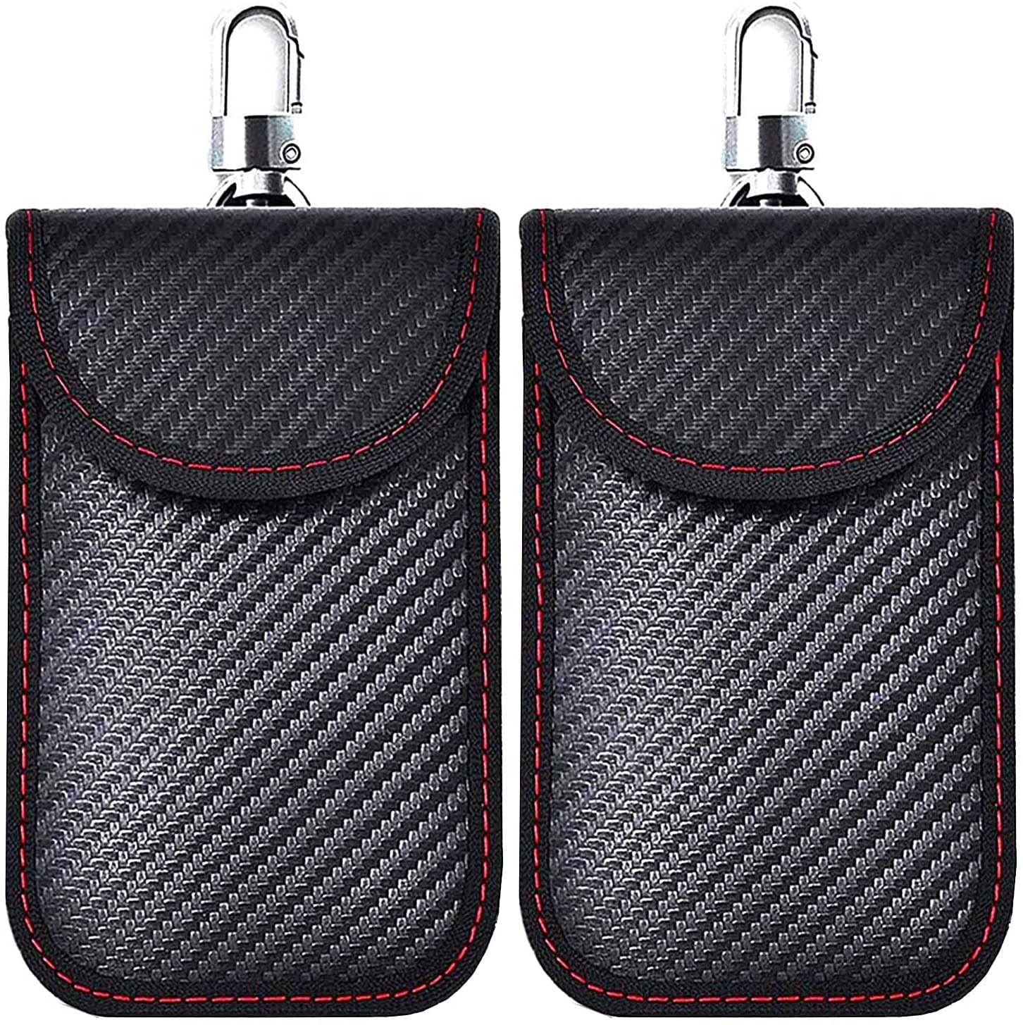 Todoxi2 PACK Faraday Pouch For Car Keys, Car Key Signal Blocking Bag For Car, RFID Key Pouch Faraday Bag for Keyless Car-M SIZE