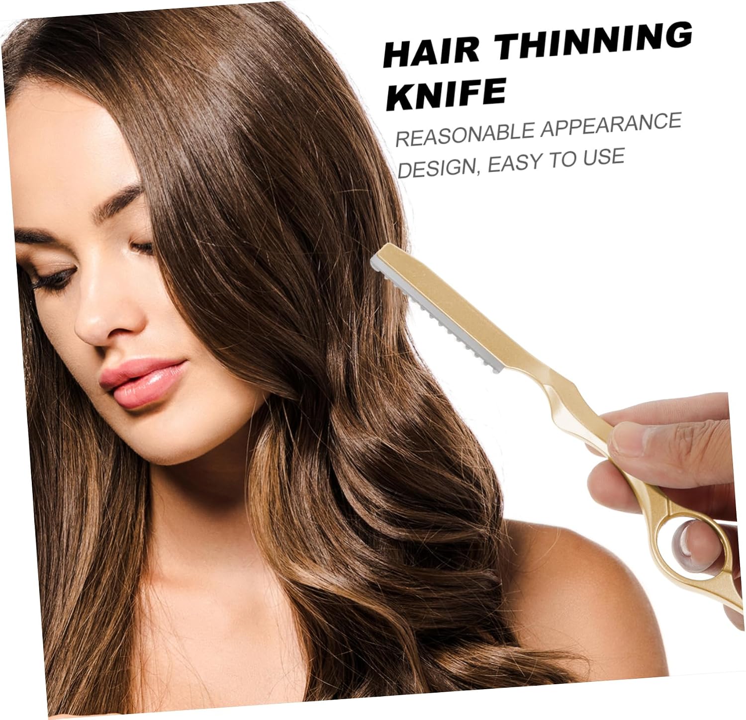 Ipetboom Hair Cutting Kit Manual Razor Thinning Hair Scissors Blade Razor for Styling