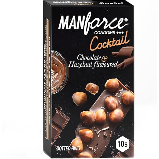 Manforce Chocolate Hazelnut Condoms 10 Pcs
