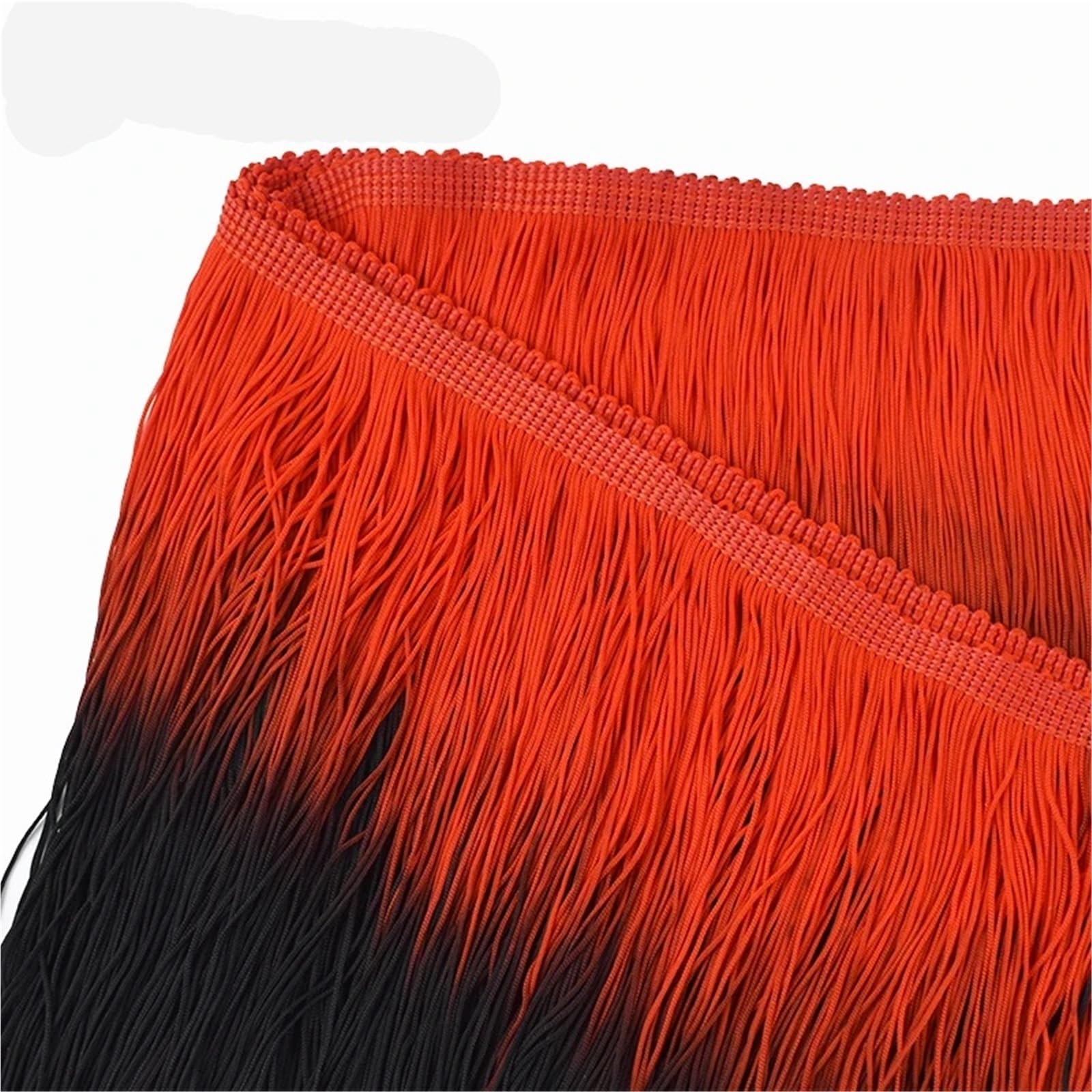 Szeroka koronka z frędzlami, Tassel Fringe Trim Multicolor 20cm Width 1/2/3/5M(Color 7,20cm-5Meters)