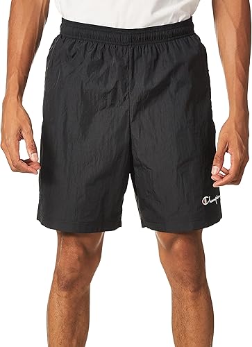 Miniatura 3 de Champion Pantalones cortos de calentamiento para hombre, pantalones cortos de nailon para hombre, pantalones cortos de gimnasio para hombres,