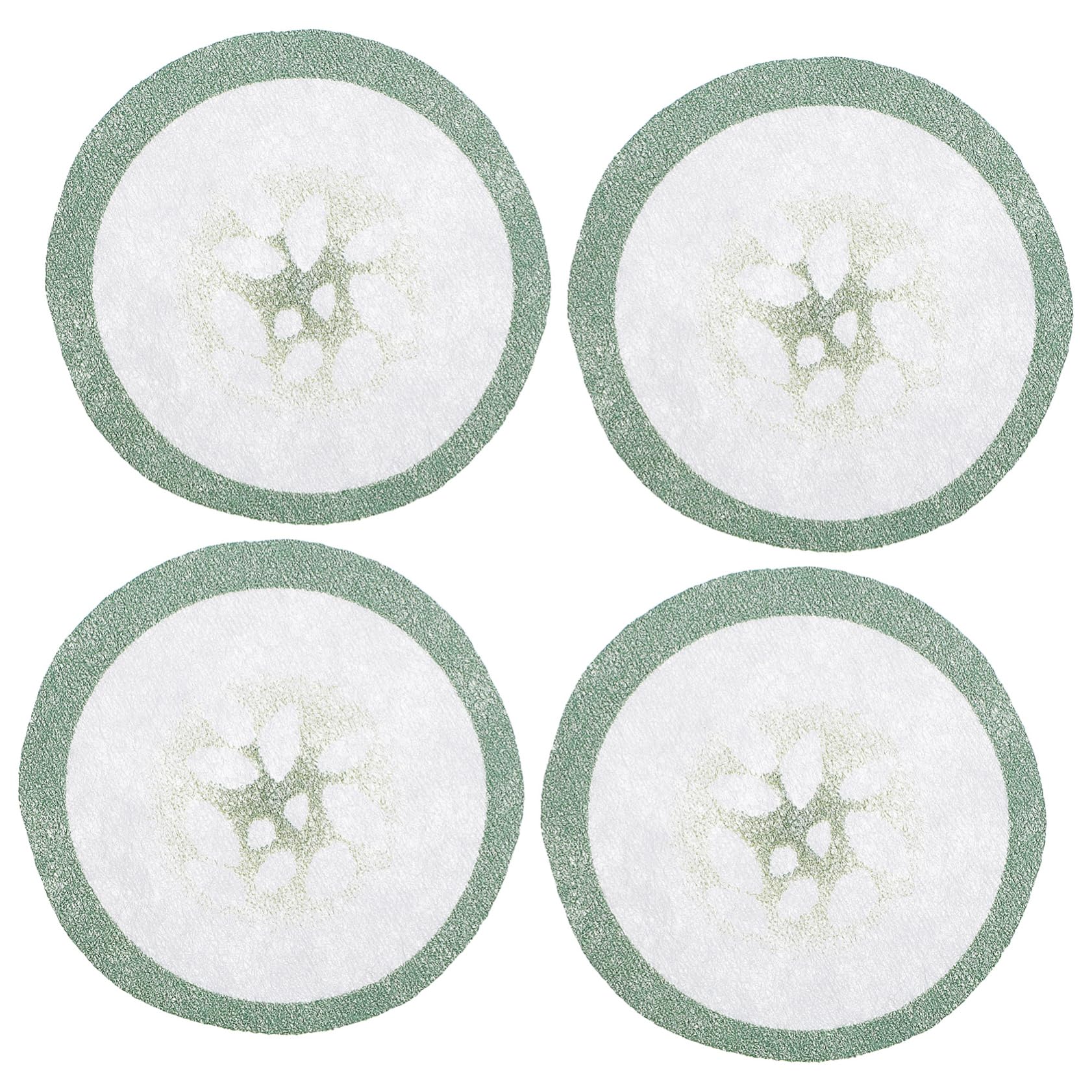 Ipetboom Skin Care Eye Mask Pcs Cucumber Eye Covers Nonwoven Beauty Mask Safe for Sensitive Skin Green