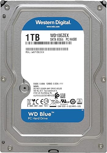 Miniatura 2 de WD Blue WD10EZEX - Disco duro de escritorio de 3.5 pulgadas, SATA 6 Gbs, 7200 RPM, caché de 64 MB, 1 TB (renovado)