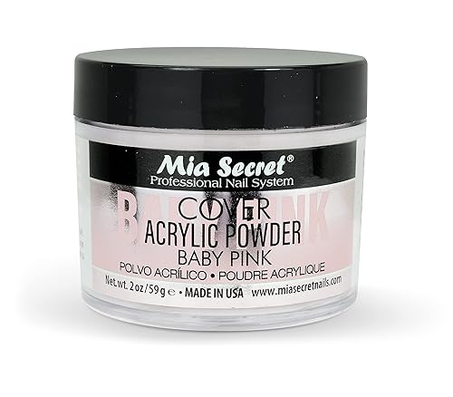 Mia Secret Cubierta de polvo acrĂlico rosa bebĂ© 2 onzas Mia Secret Cubierta de polvo acrĂlico rosa bebĂ© 2 onzas