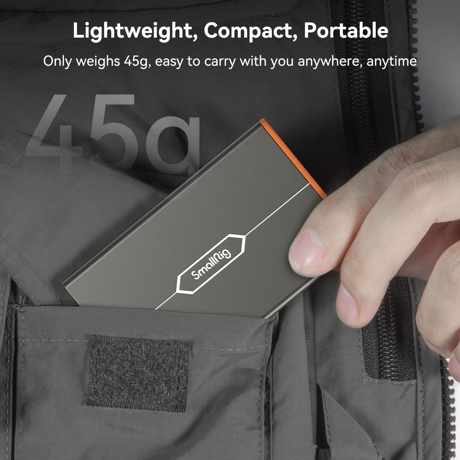SMALLRIG Porta Scheda SD Custodia per Scheda di Memoria 8 Slot per 2 Schede SD + 2 Schede CFexpress Tipo-A + 4 Schede TF - 4107