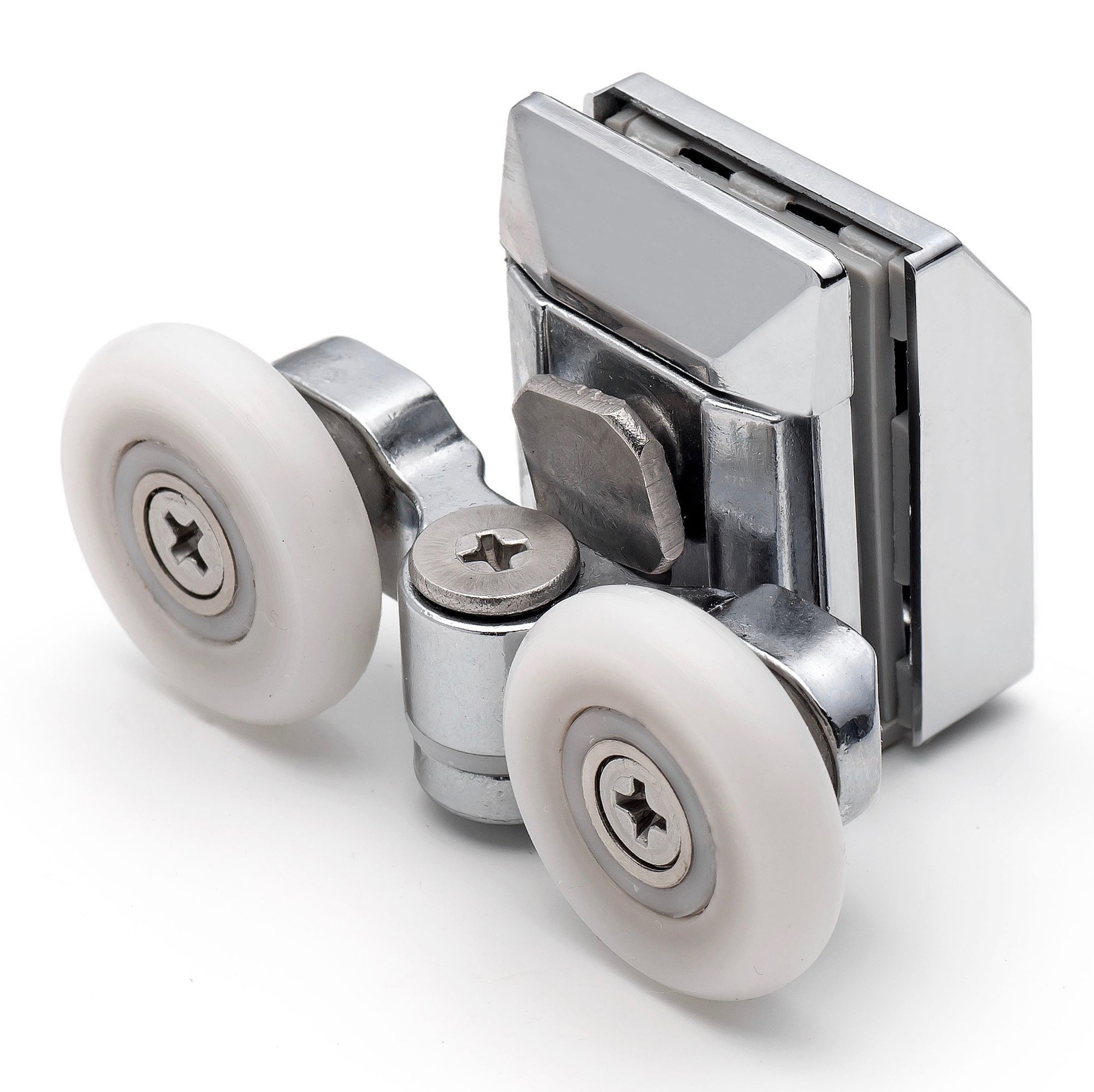 Shower Part (20Mm) 2 X Twin Top Zinc Alloy Shower Door Rollers/Runners/Wheels 20Mm Or 23Mm Wheel Dia L020