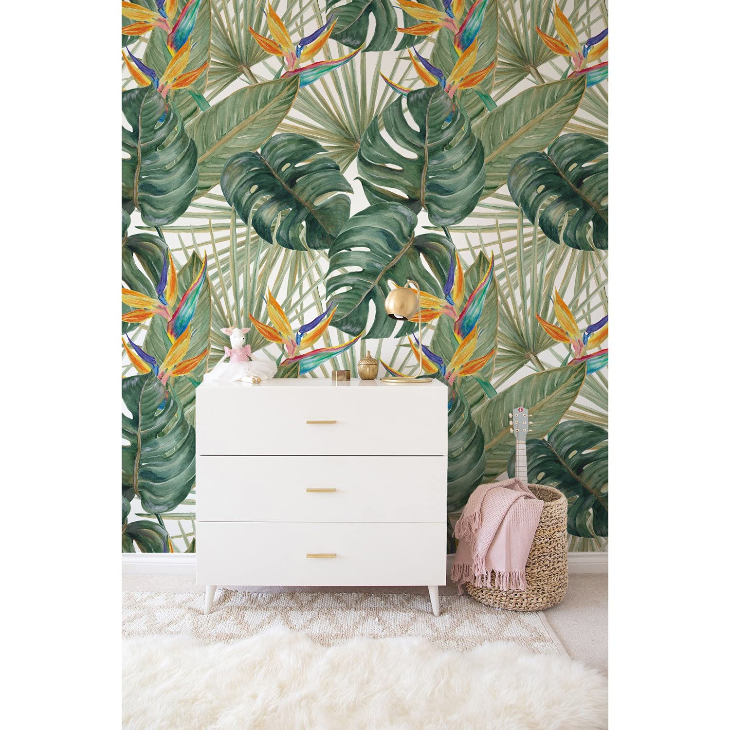 Papier peint latex Palm Paradise Vintage 208x146cm aux finitions haut de gamme