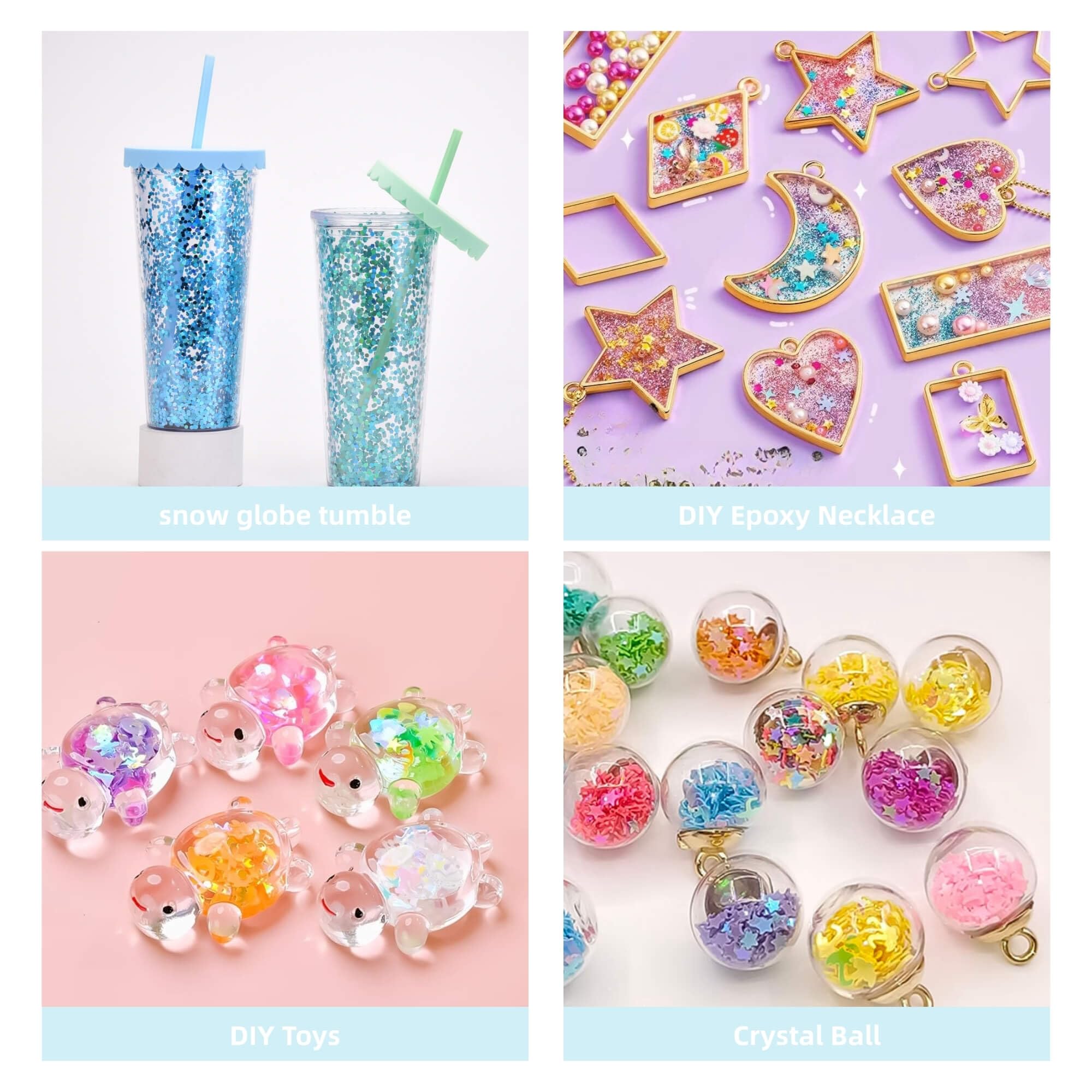 GAESHOW Snow Globe Tumbler DIY Kit