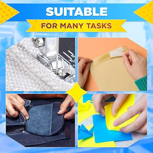 Miniatura 5 de Cinta adhesiva de doble cara, cinta de doble cara, cinta de tela de doble cara, cinta de vinilo resistente para mejoras del hogar, cinta de vinilo,