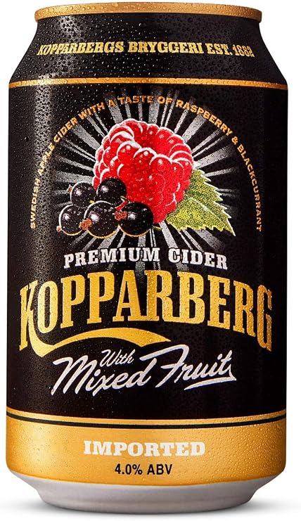Kopparberg Pear Cider 10x330ml Cans & Premium Cider with Mixed Fruit, 10x330ml cans.