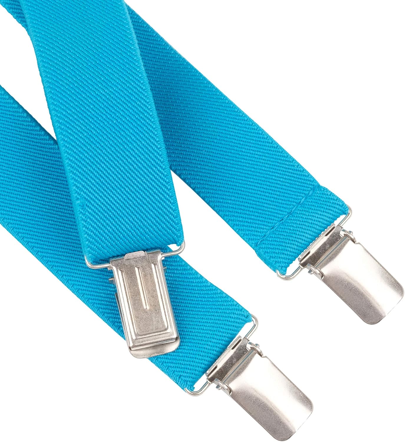 Unisex Suspenders for Men and Women - 1" Width - Y Back with Strong Clips - One Size Fits All